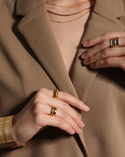 Copper Flat Comfort Ring