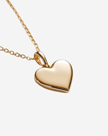 Heart Shaped Pendant Chain