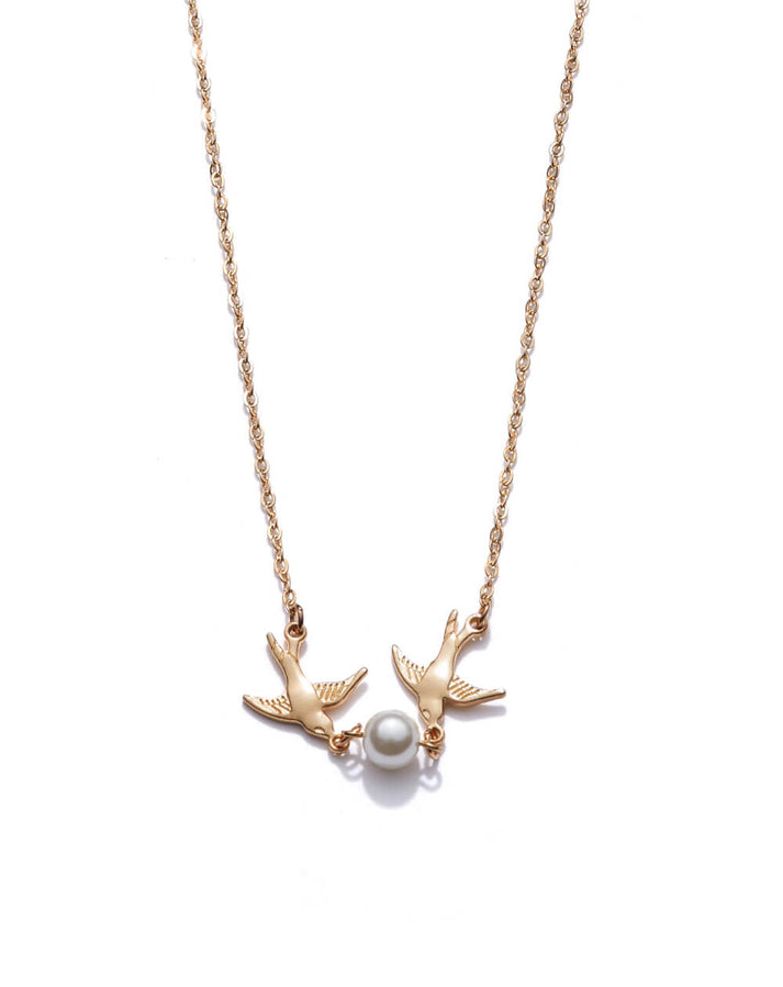 Pearl Bird Necklace